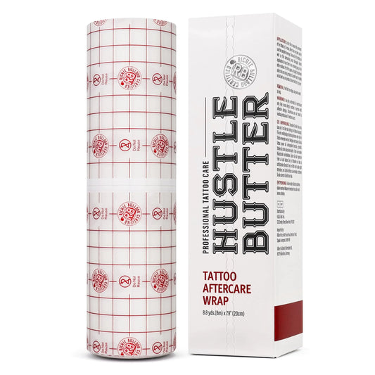Hustle Butter Tattoo Aftercare Wrap - 7.9 Inches x 8.8 Yards