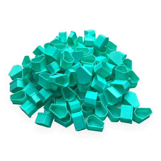 Coffin Shaped Tattoo Ink Cups Medium #13 100pcs (MINT)