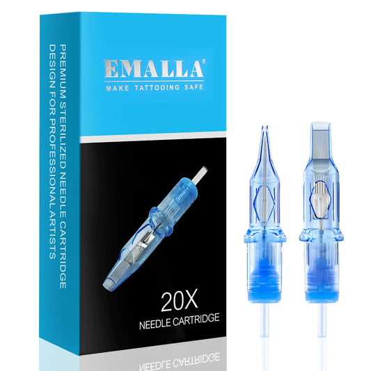 Emalla ELIOT Tattoo Cartridge Needles 20Pcs Tattoo Needles #12 1203RLL