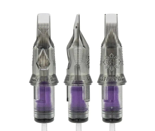 Bishop Tattoo Da Vinci V2 Cartridges - Bugpin - 10 Gage With 05 Pins - Curved Magnum Long - 20 Cartridges