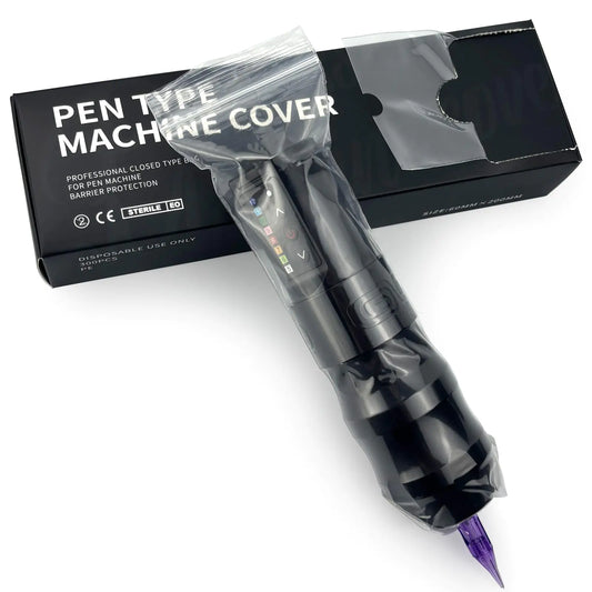 300pcs Tattoo Machine Covers Sealable Type (Clear (2.4×8 inch))
