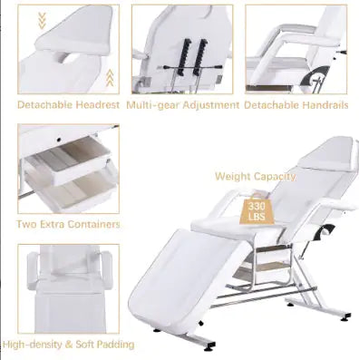Metal Massage Salon Tattoo Chair